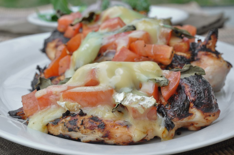 Grilled Chicken Bruschetta