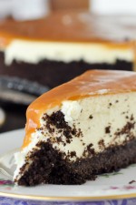 Irish Cream Caramel Cheesecake