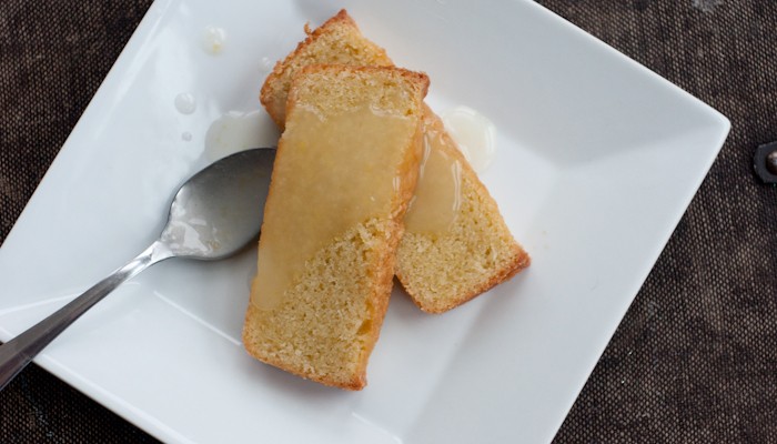 Vintage Pound Cake with Lemon Sauce