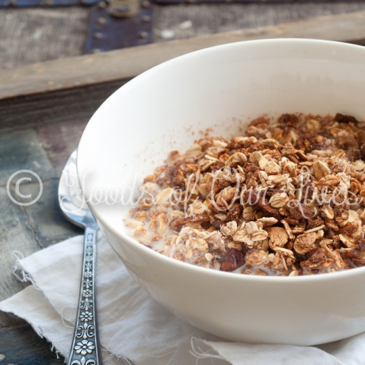 homemade granola no refined sugar