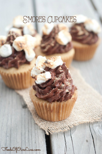 S'more Cupcakes | FoodsOfOurLives.com