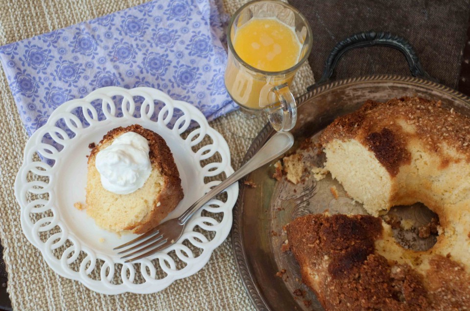 Golden Orange Crunch Cake